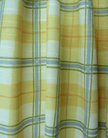 Plaid Cotton Drapes and Curtains