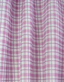Checker Cotton Polyester Drapes and Curtains