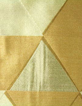 Triangle Pattern Polyester Drapes and Curtains