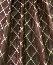 Pattern Preston Silk Taffeta Drapes and Curtains